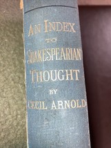 An Index to Shakespearian Thought - £7.59 GBP