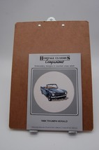 Heritage Classics Companions &quot;1968 Triumph Herald&quot; Cross Stitch Pattern - £14.86 GBP