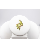 10K Yellow Gold Cocktail Ring Size 5.75 Green Gemstones Marked DV 3.86 G... - $4,586.80 MXN