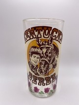 Vintage Kentucky Derby Glass Tumbler 1977 Souvenir / Horse Racing Churchill Down - $12.19