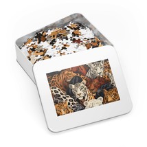 Jigsaw Puzzle in Tin, Leopard,  awd-319, Personalised/Non-Personalised (30, 110, - £28.22 GBP+