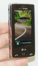 Lg VX9600 Versa Verizon Chrome Bezel Touch Screen Cell Phone Camera 3G Grade A - £14.19 GBP