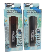 2x IONI VOLUMIZING BLACK MASCARA FULL LASHES THICKNESS TAPERED BRUSH (DT... - $22.84 CAD