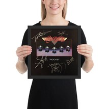 Aerosmith FRAMED REPRINT signed Rocks album Framed Reprint - £62.12 GBP