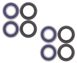 All Balls Front Wheel Bearing &amp; Seals Kit For 02-18 Honda TRX 250TM Reco... - $40.98