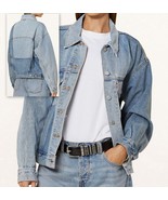Levi&#39;s Premium 90s Crafted Trucker Jacket Women&#39;s Paneled Denim, Size M ... - $87.42 CAD