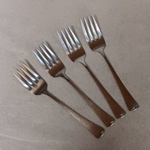 Oneida Wyndham Salad Forks 4 Stainless Steel 6.125&quot; - £10.12 GBP