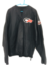 Cage Fighter Black Windbreaker Pullover Jacket Men&#39;s  XXL  Nylon Polyest... - $61.75