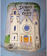 New Orleans Clay Creations Clay Plaque-Incarnate Word Church-Jenise McCa... - $31.91