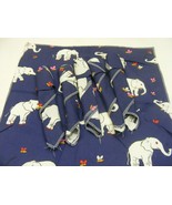 Vintage Handmade Cloth Napkins Set of 6 Navy Blue w Elephant &amp; Bumble Be... - $276.49 MXN