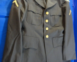 USGI US ARMY AUTHORIZED SERGE AG-344 DRESS GREEN UNIFORM JACKET COAT 36S - $62.36