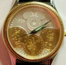 Disney Anniversary Minnie Mouse Watch! Coin Dial! Retired! HTF! - £179.20 GBP