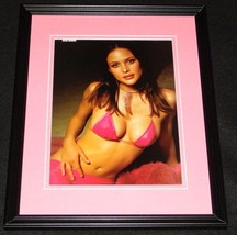Josie Maran 2000 Bikini Framed 11x14 Photo Display - $34.64