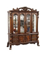 Dresden Hutch &amp; Buffet, Cherry Oak Finish - $57,201.94 MXN
