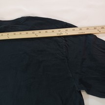 Jerzees Crewneck Men's Faded Black Cotton Graphic T-Shirt Long Sleeve Size Large image 9