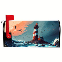 Coast And Lighthouse Decorative Mailbox Cover / Wrap For Standard Size M... - $8.70
