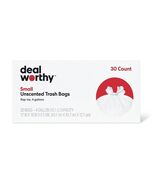 Dealworthy Small Flap Tie Trash Bags 4gal 30ct BPA-Free - €8,58 EUR