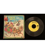Vintage Peter Pan 45rpm Record w Graphic Photo Sleeve Jingle Bells USA - $10.78 CAD