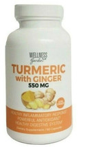 Wellness Garden TURMERIC w/ Ginger  90 Capsules Exp 07/26 New &amp; Sealed - £14.08 GBP