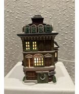 Dept 56 Dickens Village 5587-5 The Flat of Ebenezer Scrooge Christmas Ca... - $33.75