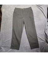 Roundtree &amp; Yorke Casuals Khaki Green Straight Flat Front Pants ~ Size 3... - $29.58 CAD
