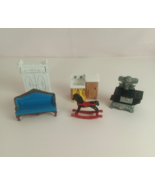 Vintage Mattel 1980 The Littles Doll &amp; Die Cast Metal Dollhouse Furnitur... - €10,74 EUR