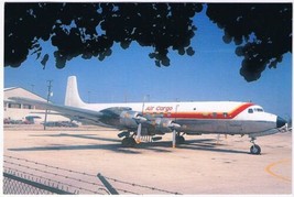 Postcard Airplane Douglas DC7CF Antilles Air Cargo Miami 3/92 - £3.94 GBP