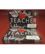 Starbucks, 2017 TEACHER THANK YOU Gift Card New Unused with Tags - $6.28 CAD
