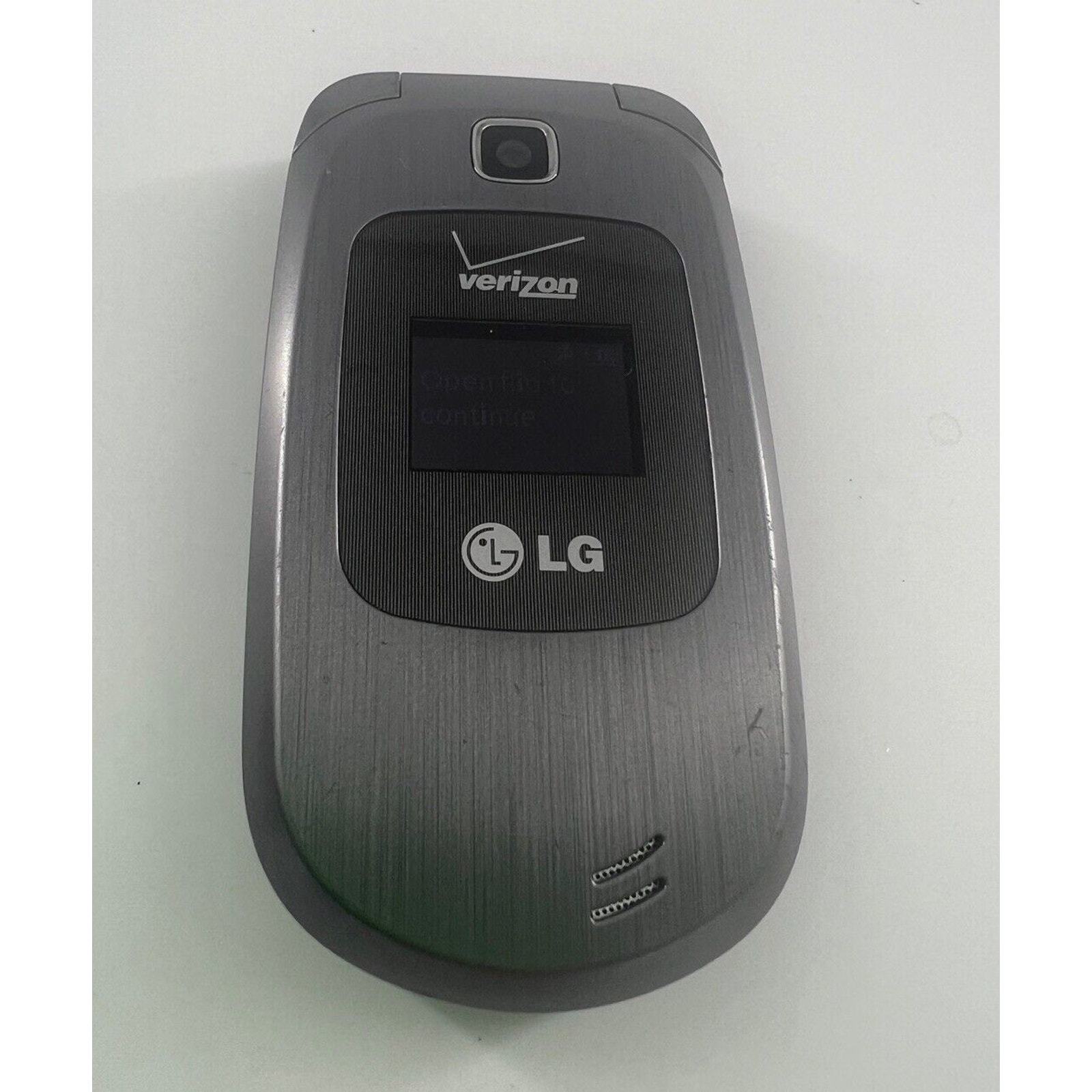 Verizon LG Revere 2 Flip Basic Phone Dark Gray Turns On Untested - £13.23 GBP