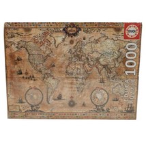 Educa 1000 Piece Puzzle Antique World Map 15159 - $24.70