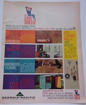 Georgia Pacific Do It Yourself Magazine Print Advertisement 1962 - €3,49 EUR