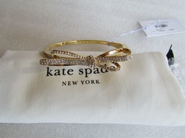 Kate Spade New York Bracelet Tied Up Pave Bow Bangle New $88 - £53.68 GBP