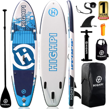 Stand up Paddle Board 10&#39;6&#39;&#39;/11&#39; Premium SUP W Accessories &amp; Backpack, Wide Stan - £258.56 GBP