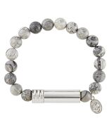 Padre Pio  Stone Prayer Bracelet with Small Charm, New #AB-28-5 - $12.86