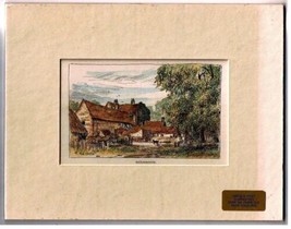 Art Print Hillborough  Edward Hull 1883 5 1/2 x 4 1/2  Matted - £54.60 GBP