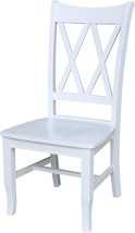 International Concepts 20P Double X Back Dining Chair, Beach White - £273.37 GBP