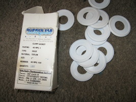 NEW LOT of 10 Rubber FAB Mold Gasket Sanitary Clamp Teflon 1&quot; 2&quot; # 40-MP... - $882.82 MXN