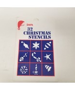 Vintage Chase Products Christmas Stencils Pack of 32, NOS - £11.69 GBP