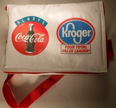 Coke Coca Cola Kroger Texas Rangers Insulated drink cooler bag - £5.41 GBP