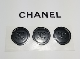 CHANEL SEAL STICKERS × 3 PC. - £9.56 GBP