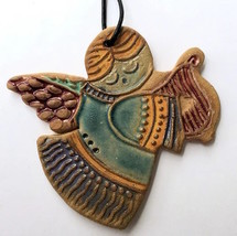 Angel with Harp Christmas Ornament - $21.95