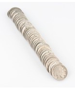 1918 5¢ Buffalo Nickel Roll, G to F Condition, 4-Digit Dates, No Major P... - $227.64