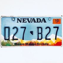 2021 United States Nevada Home Means Nevada Passenger License Plate 027 B27 - $19.07 CAD