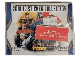 2018-19 Panini NHL Player Sticker Collection Sealed Sticker Box - £19.53 GBP