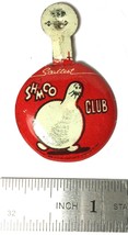 Shmoo Club 1&quot; Tin Litho Tab Button Sealtest Ice Cream (Circa 1948)  - $23.21