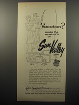 1955 Union Pacific Railroad Ad - Vacation? Make the most of it at Sun Valley  - £14.62 GBP