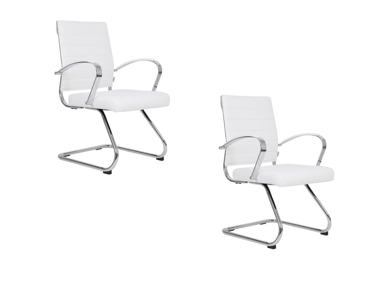 LeisureMod Office Waiting Room Chair, Upholstered Leather Computer Ergonomic Sle - $396.46