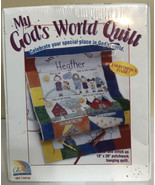 New Vintage Quilt Kit &quot;My God’s World&quot; Hanging Quilt Craft - $20.14 CAD