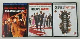 Oceans Eleven - Oceans Twelve - Oceans Thirteen DVD Lot  - £9.59 GBP
