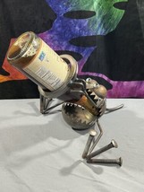 [Handmade] Abstract Creature - Metal Wine Bottle Holder, Art Sculpture / Statue - £43.79 GBP